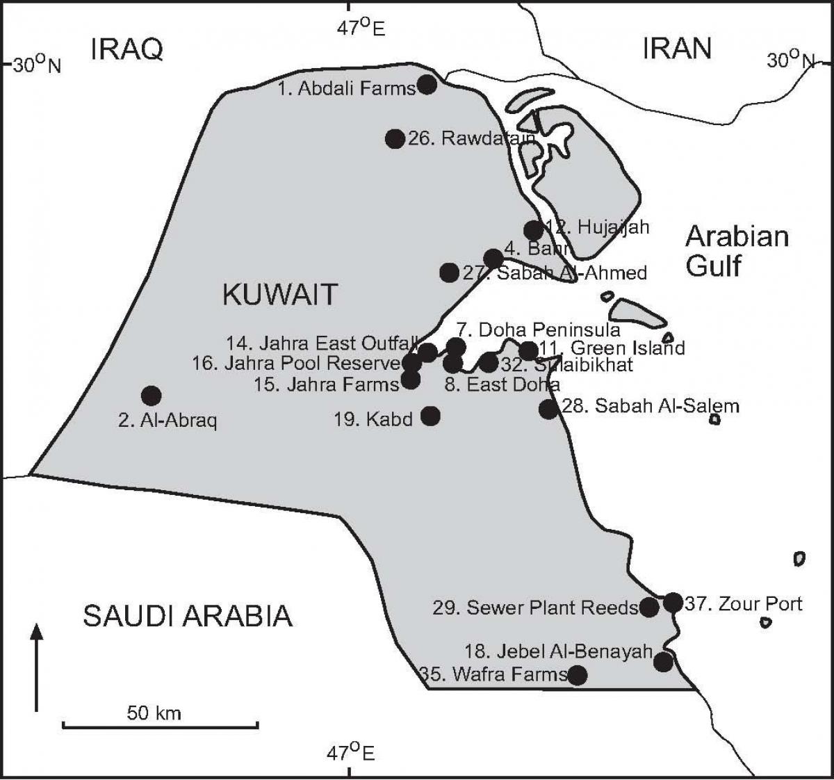 mapa kabd kuwait